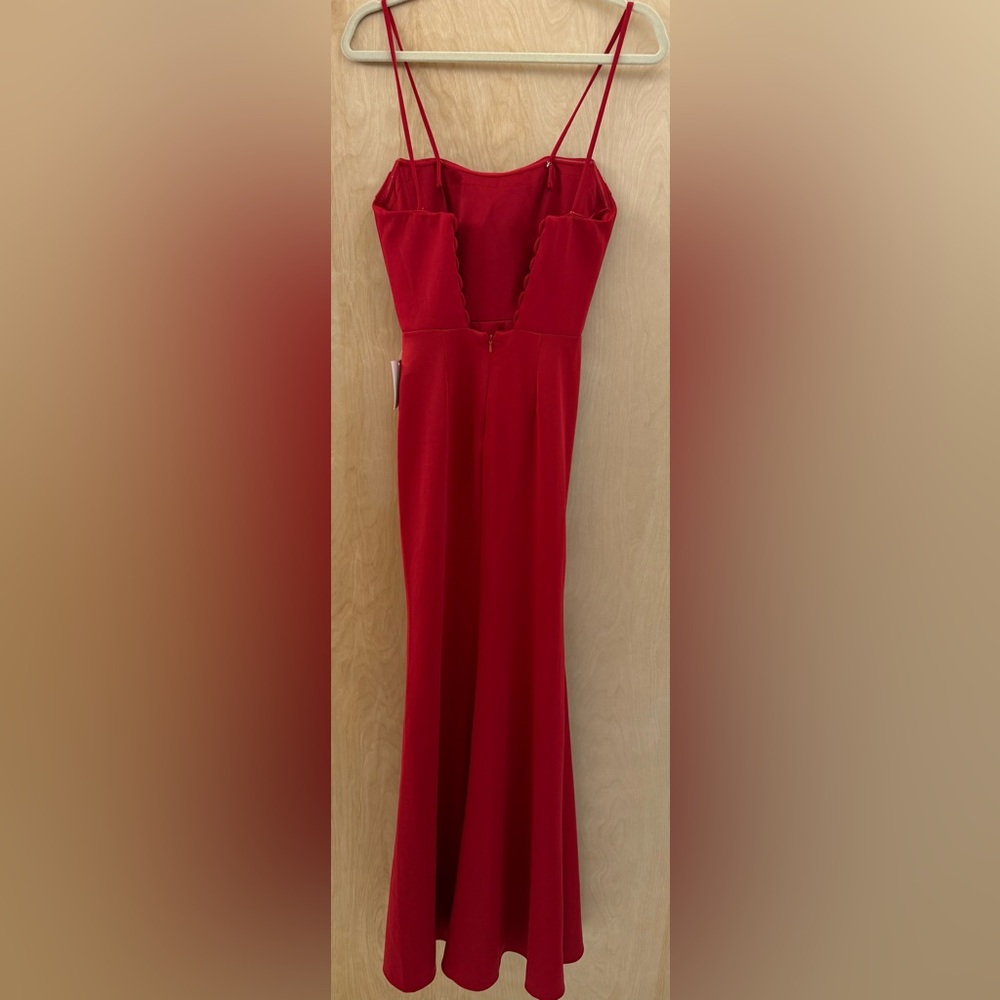 Ladivine Red Strapless Dress. - Picture 6 of 15
